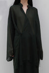 Samuel Gui Yang Folding Shirt AW22SH03-2 Ink green